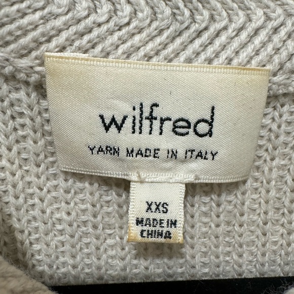 Wilfred Palmier Italian Wool Tunic Sweater - Picture 4 of 6